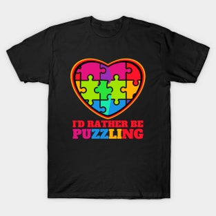 I'D Rather Be Puzzling T-Shirt